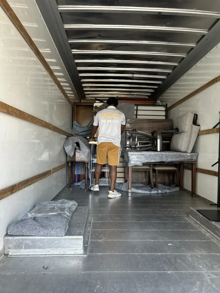 Professional moving team assisting with a local move in Lasalle near me.